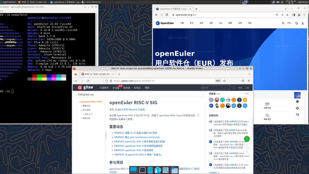 宇宙之星苹果版下载
:开源欧拉openEuler RISC-V 23.03创新版本发布-第2张图片-平心在线